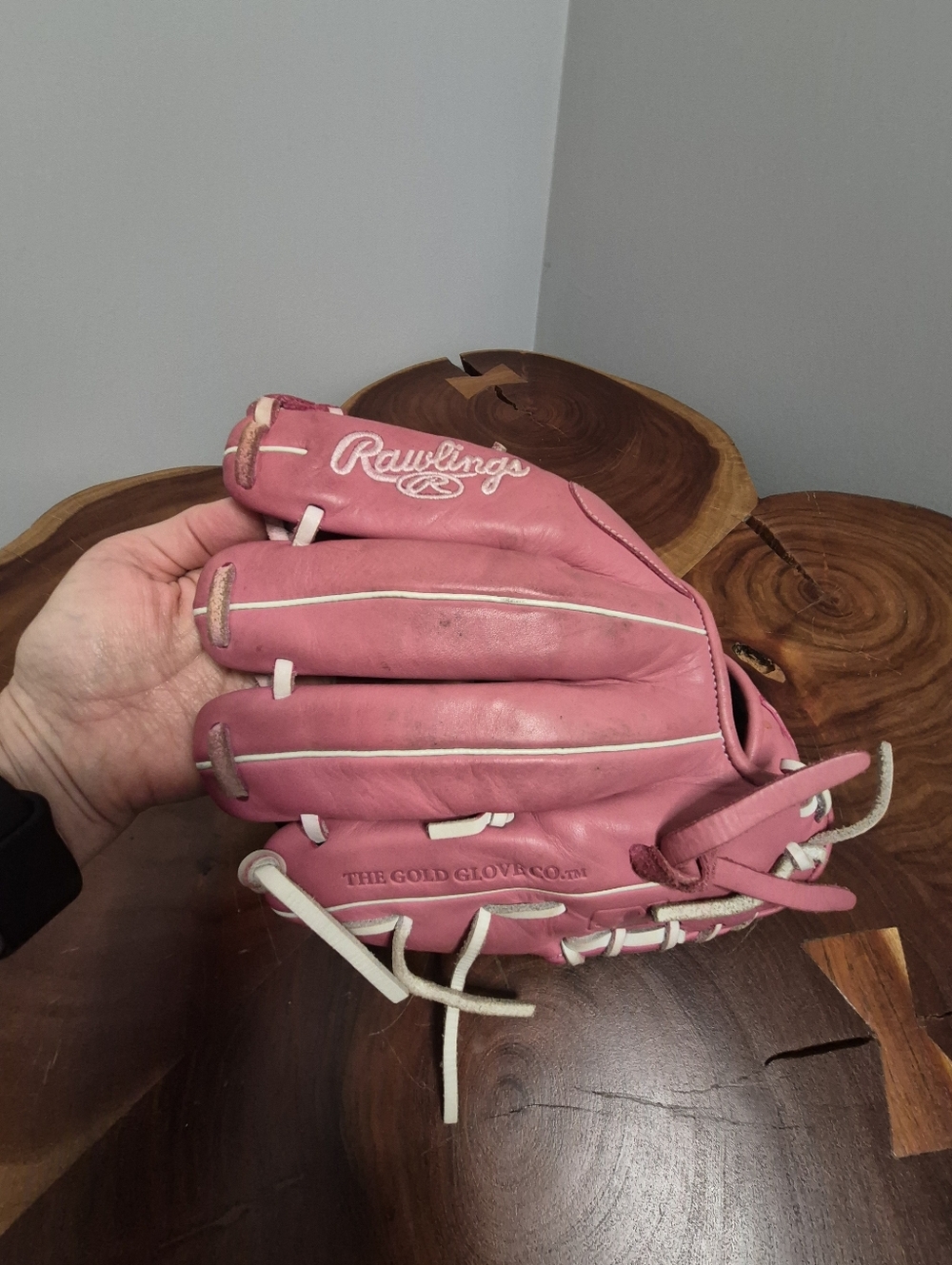 Rawlings Gold Glove GG Elite 11.5 Inch Baseball Glove Pink - Picture 9 of 13